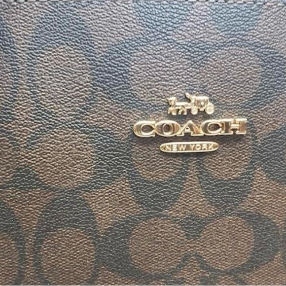 Original Coach Tatum Carryall In Signature Canvas Women's Bag - Picture 8 of 12